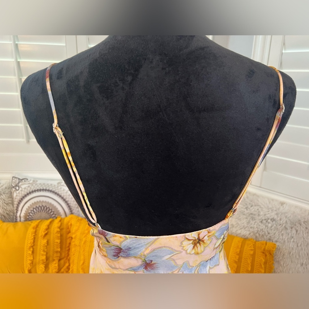 Yellow Floral Spaghetti Strap Midi Dress
Size Medium - Picture 8 of 10